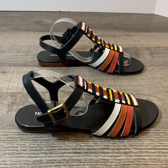 Tamara Catz beaded boho sandals size 38 - Picture 4 of 9